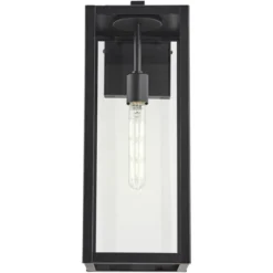 John Timberland Titan Modern Outdoor Wall Light Fixture Mystic Black 20" Clear Glass For Post Exterior Barn Deck House Porch Yard Patio Home Outside -John Timberland Shop GUEST cf778ae3 bb8c 4d9f acf9 893cda58d3e8