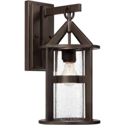 John Timberland Argentine Rustic Farmhouse Outdoor Wall Light Fixture Bronze 17" Clear Seedy Cylinder Glass For Post Exterior Barn Deck House Porch 13 John Timberland Argentine Rustic Farmhouse Outdoor Wall Light Fixture Bronze 17" Clear Seedy Cylinder Glass For Post Exterior Barn Deck House Porch -John Timberland Shop GUEST d0c3608b 0940 4838 989b d85fc260eccc