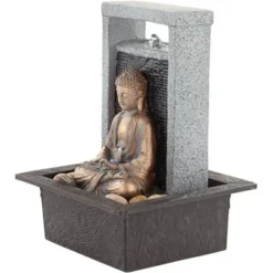 Meditating Buddha 11" High Small Indoor Decor Faux Stone Tabletop Fountain Waterfall Desk Relaxation Bedroom Living Room 12 Meditating Buddha 11" High Small Indoor Decor Faux Stone Tabletop Fountain Waterfall Desk Relaxation Bedroom Living Room -John Timberland Shop GUEST d2850f56 0fea 4fe6 9212 6de1e058ab3d