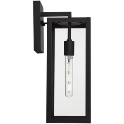 John Timberland Titan Modern Outdoor Wall Light Fixture Mystic Black 17" Clear Glass For Post Exterior Barn Deck House Porch Yard Patio Home Outside -John Timberland Shop GUEST d6b1d15e 3379 4ccc a3a4 a28dcf9b419c