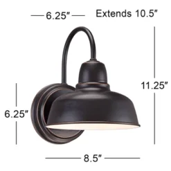 John Timberland Rustic Outdoor Wall Light Fixture Bronze 11 1/4" Urban Barn Farmhouse For Exterior House Porch Patio -John Timberland Shop GUEST d9f93ef8 f566 4f3c 950e 3f56a735475d