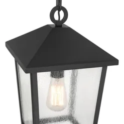 John Timberland Westmont 15 3/4" High Modern Outdoor Pendant Light Fixture Ceiling Porch House Hanging Sand Black Aluminum Seeded Glass Shade 16 John Timberland Westmont 15 3/4" High Modern Outdoor Pendant Light Fixture Ceiling Porch House Hanging Sand Black Aluminum Seeded Glass Shade -John Timberland Shop GUEST dc99c3c9 e7ab 4f86 8cb2 d0e3367333c3