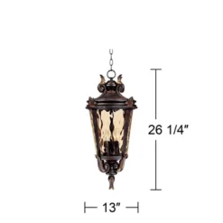 John Timberland Casa Marseille Vintage Rustic Outdoor Hanging Light Veranda Bronze Scroll 26 1/4" Champagne Water Glass For Post Exterior Barn Deck -John Timberland Shop GUEST debdd91a 03c5 4e7b 8e6f 2d0e47242c81