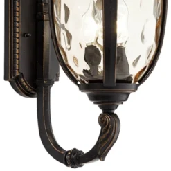 John Timberland Bellagio Vintage Rustic Outdoor Wall Light Fixture Veranda Bronze Upbridge 21" Hammered Glass Sconce For Post Exterior Barn Deck House -John Timberland Shop GUEST e0254bcc b889 4f41 89c7 380a9db0fc98