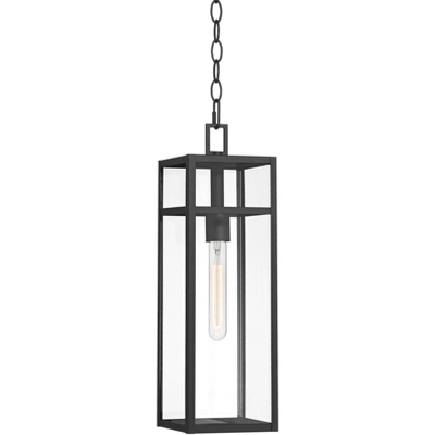 John Timberland San Lucas 19 1/2" High Modern Outdoor Pendant Light Fixture Ceiling Porch House Exterior Hanging Sand Black Metal Clear Glass Shade 9 John Timberland San Lucas 19 1/2" High Modern Outdoor Pendant Light Fixture Ceiling Porch House Exterior Hanging Sand Black Metal Clear Glass Shade - Image 9