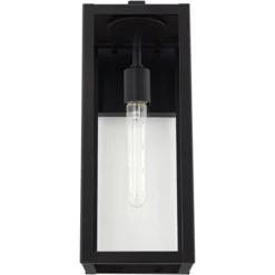 John Timberland Titan Modern Outdoor Wall Light Fixture Mystic Black 17" Clear Glass For Post Exterior Barn Deck House Porch Yard Patio Home Outside -John Timberland Shop GUEST e4fcfd1d 0e06 46a8 9a1f 56c1272c7cf0
