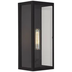 John Timberland Cornell Modern Outdoor Wall Light Fixtures Set Of 2 Sand Black 16" Clear Glass Panels For Post Exterior Barn Deck House -John Timberland Shop GUEST e968197d eba2 4d5e 95ec 32ce6a211645