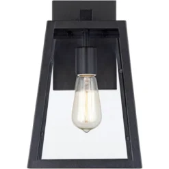 John Timberland Arrington Modern Outdoor Wall Lights Fixtures Set Of 4 Mystic Black 13" Clear Glass For Post Exterior Barn Deck House Porch Yard Patio -John Timberland Shop GUEST ecdd82cc 3f93 4dc2 9ace 915a31db35d6
