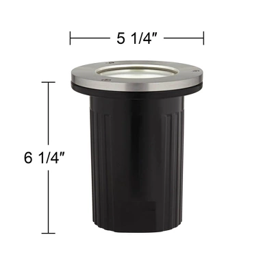 John Timberland 5 1/4" Low Voltage 9-Watt In-Ground LED Light 4 John Timberland 5 1/4" Low Voltage 9-Watt In-Ground LED Light - Image 4