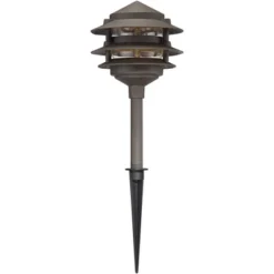 John Timberland Three-Tier Pagoda 11" High Bronze LED Landscape Path Light 9 John Timberland Three-Tier Pagoda 11" High Bronze LED Landscape Path Light -John Timberland Shop GUEST f0039231 eddc 4b35 8357 2b7799f71d4b