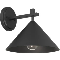 John Timberland Apex 9 3/4" High Modern Outdoor Wall Light Fixture Mount Porch House Exterior Dark Sky Weatherproof Textured Black Finish Metal -John Timberland Shop GUEST f4088fa1 7a1e 4dc1 8af4 cc201bcde069