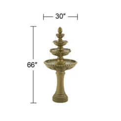 Sag Harbor 66" High Large Italian Outdoor Decor Sand Stone Floor Fountain With Light LED 4-Tier Outside Garden Patio Yard Backyard 9 Sag Harbor 66" High Large Italian Outdoor Decor Sand Stone Floor Fountain With Light LED 4-Tier Outside Garden Patio Yard Backyard -John Timberland Shop GUEST f4ff0c5f bd79 49e1 945c a27059c5e63b