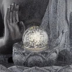 John Timberland Sitting Buddha Zen Outdoor Water Fountain With LED Light 28" For Yard Garden Patio Deck Porch House Exterior Balcony Meditation -John Timberland Shop GUEST f5a9ccb5 8668 47ce ba2d 65ee66a28455