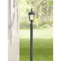 John Timberland Modern Outdoor Direct Burial Post Light Pole Black Cast Aluminum 84" For Post Garden Yard -John Timberland Shop GUEST fc170e4c 14c5 4ec1 a427 ce83658e8f84