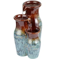 John Timberland Zen Indoor Tabletop Water Fountain 11 1/2" High Mediterranean Jar Cascading For Table Desk Office Home Bedroom 10 John Timberland Zen Indoor Tabletop Water Fountain 11 1/2" High Mediterranean Jar Cascading For Table Desk Office Home Bedroom -John Timberland Shop GUEST fe965baa 586b 42a8 aea9 f525266c1a83