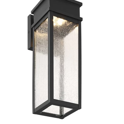 John Timberland Sintef 14 1/4" High Sand Black LED Outdoor Wall Light 8 John Timberland Sintef 14 1/4" High Sand Black LED Outdoor Wall Light - Image 8