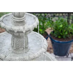Ibiza 46" High Large Italian Outdoor Decor Sand Stone Floor Fountain With Light LED 3-Tier Outside Garden Patio Yard Backyard 15 Ibiza 46" High Large Italian Outdoor Decor Sand Stone Floor Fountain With Light LED 3-Tier Outside Garden Patio Yard Backyard -John Timberland Shop GUEST fed2d224 7fef 453a bcf1 eb78ffbbcdf2