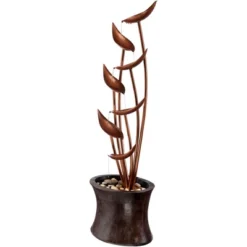 John Timberland Tiered Copper Leaves Modern Cascading Tiered Leaves Outdoor Floor Water Fountain 41" For Yard Garden Patio Deck Porch Balcony Roof 8 John Timberland Tiered Copper Leaves Modern Cascading Tiered Leaves Outdoor Floor Water Fountain 41" For Yard Garden Patio Deck Porch Balcony Roof -John Timberland Shop GUEST ffdf2194 abbd 4f57 8c25 aad059dc0fd7
